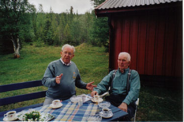 John with Tormod Langeland at Tomtvatnet