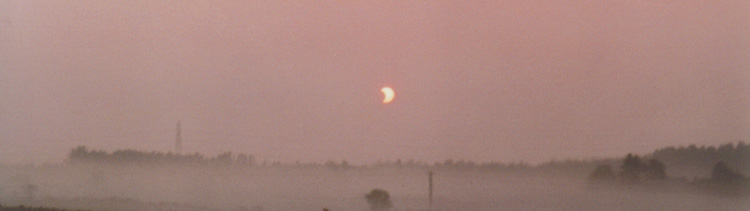 Eclipse of the sun early on 31st May 2003