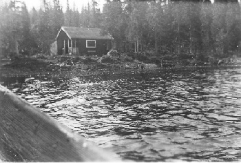 The original hut at Tomtvatnet