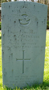 Grave of Sgt W Greenbank